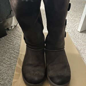 UGG Dark Brown Winter Boots, tall boots